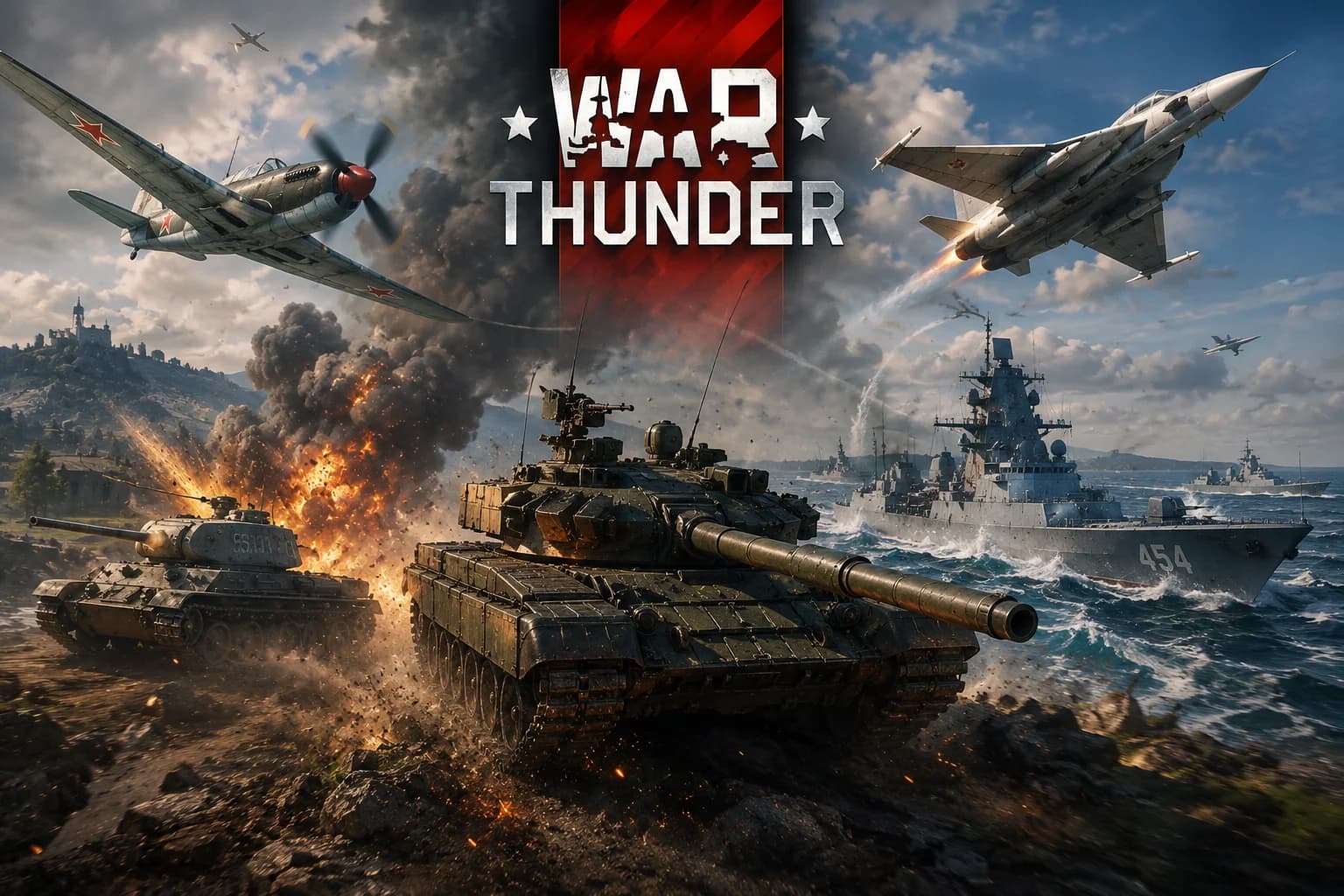 🔥 War Thunder واقعیترین نبردهای زمینی و هوایی که باید تجربه کنی